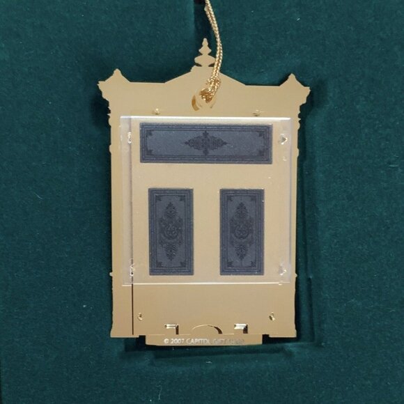 Texas State Capitol Ornament 2007 Etched Glass Doors Christmas Collectible Box - Picture 4 of 5